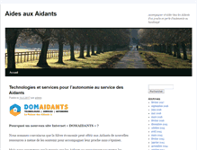 Tablet Screenshot of aidesauxaidants.fr